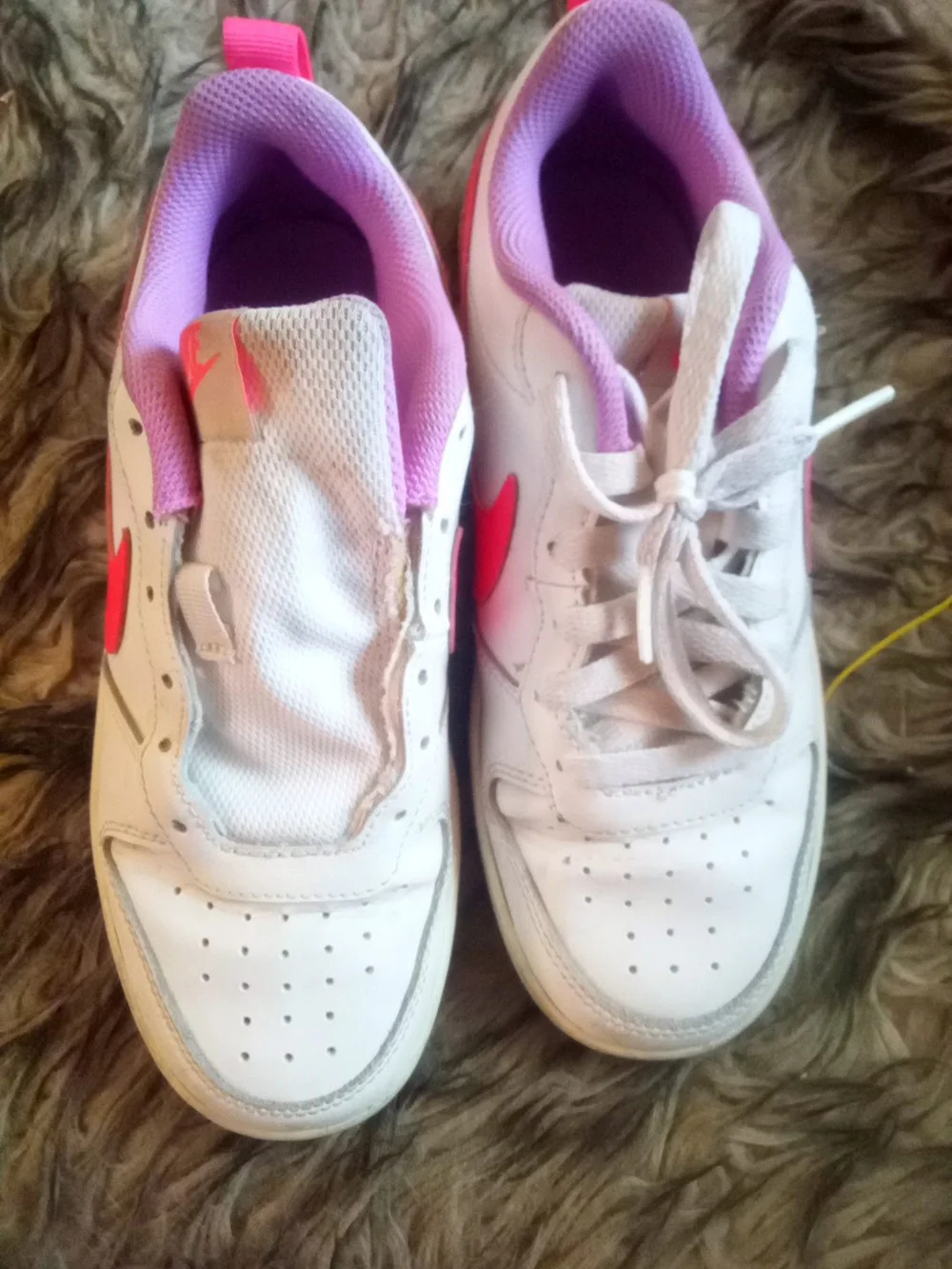 Nike Court Borough Low 2 GS “White Hyper Pink”, style BQ5448-111. The official c
